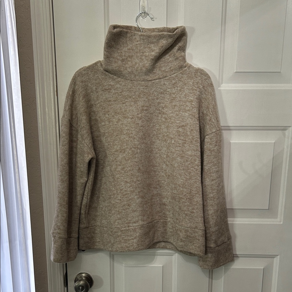 a new day Soft Beige Cowl Neck Sweater